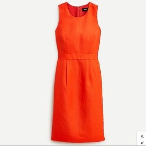 JCrew Black Structured Sheath Suit Dress